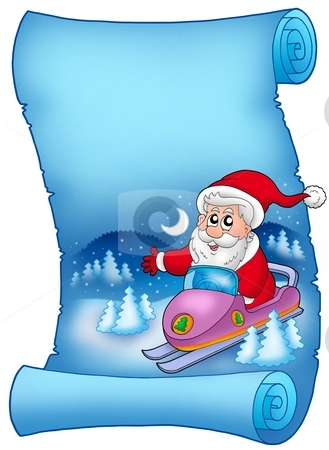 To use this stock image in your creative project, please select the size you need over to the right and click the "Add to Cart" button.
Your downloaded image will come with the Cutcaster watermark removed so don’t worry about the watermark you see on this page. Blue parchment with Santa Claus 8 stock photo, Blue parchment with Santa Claus 8 - color illustration. by Klara Viskova