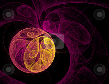 To use this stock image in your creative project, please select the size you need over to the right and click the "Add to Cart" button.
Your downloaded image will come with the Cutcaster watermark removed so don’t worry about the watermark you see on this page. Fractal ball stock photo, Abstract computer-generated illustration of a fractal ball with spirals by Natalia Macheda