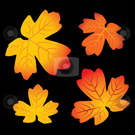 To use this stock image in your creative project, please select the size you need over to the right and click the "Add to Cart" button.
Your downloaded image will come with the Cutcaster watermark removed so don’t worry about the watermark you see on this page. Autumn leaves stock vector clipart, Red and yellow autumn leaves - vector illustration by ojal_2