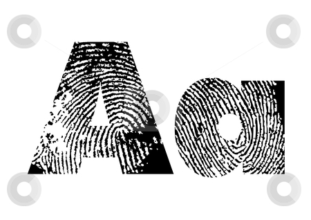 To use this stock image in your creative project, please select the size you need over to the right and click the "Add to Cart" button.
Your downloaded image will come with the Cutcaster watermark removed so don’t worry about the watermark you see on this page. Finger print alphabet stock vector clipart, Finger print alphabet - vector illustration by ojal_2