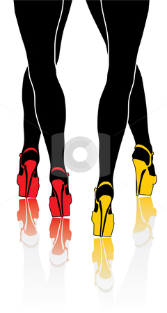 To use this stock image in your creative project, please select the size you need over to the right and click the "Add to Cart" button.
Your downloaded image will come with the Cutcaster watermark removed so don’t worry about the watermark you see on this page. Woman legs stock vector clipart, Woman legs - vector illustration by ojal_2