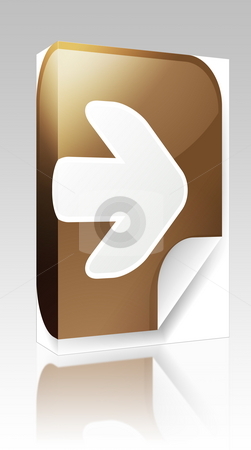 To use this stock image in your creative project, please select the size you need over to the right and click the "Add to Cart" button.
Your downloaded image will come with the Cutcaster watermark removed so don’t worry about the watermark you see on this page. Right arrow sticker box package stock photo, Software package box Navigation icon sticker with arrow pointing right by Kheng Guan Toh