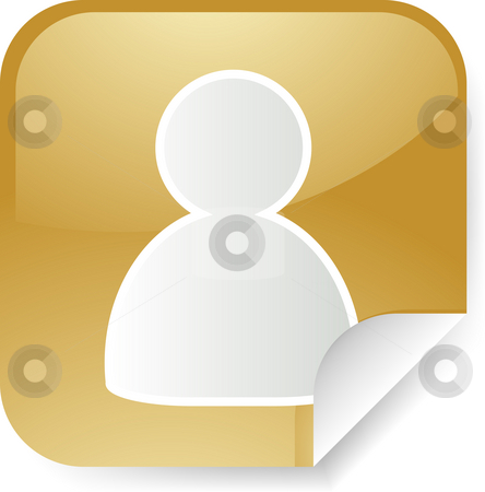 To use this stock image in your creative project, please select the size you need over to the right and click the "Add to Cart" button.
Your downloaded image will come with the Cutcaster watermark removed so don’t worry about the watermark you see on this page. User symbol sticker stock photo, Navigation icon sticker button with user symbol by Kheng Guan Toh