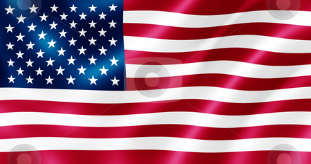 To use this stock image in your creative project, please select the size you need over to the right and click the "Add to Cart" button.
Your downloaded image will come with the Cutcaster watermark removed so don’t worry about the watermark you see on this page. USA flag blowing in the wind illustration. stock photo, USA flag blowing in the wind illustration. by Stephen Rees