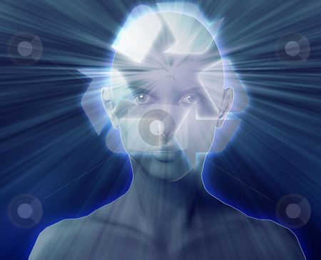 To use this stock image in your creative project, please select the size you need over to the right and click the "Add to Cart" button.
Your downloaded image will come with the Cutcaster watermark removed so don’t worry about the watermark you see on this page. Thinking about recycling stock photo, Woman thinking about recycling environment, floating over head by Kheng Guan Toh