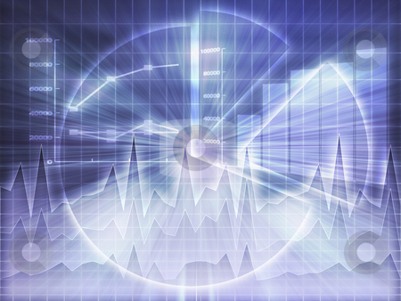 To use this stock image in your creative project, please select the size you need over to the right and click the "Add to Cart" button.
Your downloaded image will come with the Cutcaster watermark removed so don’t worry about the watermark you see on this page. Spreadsheet business charts stock photo, Illustration of Spreadsheet data and business charts in glowing wireframe style by Kheng Guan Toh