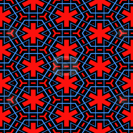 To use this stock image in your creative project, please select the size you need over to the right and click the "Add to Cart" button.
Your downloaded image will come with the Cutcaster watermark removed so don’t worry about the watermark you see on this page. Red, blue and black nordic pattern stock photo, Seamless texture of abstracted snow flakes in festive color by Wino Evertz