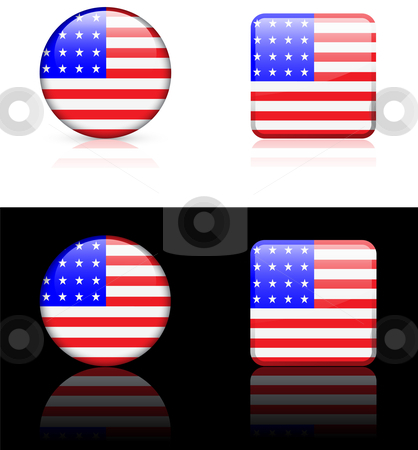 To use this stock image in your creative project, please select the size you need over to the right and click the "Add to Cart" button.
Your downloaded image will come with the Cutcaster watermark removed so don’t worry about the watermark you see on this page. World Flags: United States of America stock vector clipart, Original vector World Flags buttons by L Belomlinsky