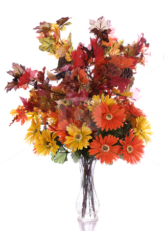 To use this stock image in your creative project, please select the size you need over to the right and click the "Add to Cart" button.
Your downloaded image will come with the Cutcaster watermark removed so don’t worry about the watermark you see on this page. Autumn Bouquet stock photo, Artificial autumn flowers in a glass vase, isolated against a white background by Richard Nelson