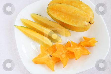 To use this stock image in your creative project, please select the size you need over to the right and click the "Add to Cart" button.
Your downloaded image will come with the Cutcaster watermark removed so don’t worry about the watermark you see on this page. Sliced starfruit stock photo, Sliced starfruit, exotic tropical fruit plate arrangement by Kheng Guan Toh