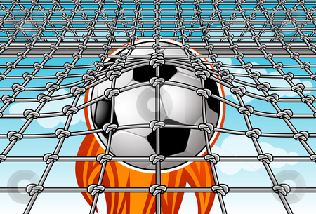 To use this stock image in your creative project, please select the size you need over to the right and click the "Add to Cart" button.
Your downloaded image will come with the Cutcaster watermark removed so don’t worry about the watermark you see on this page. The Goal - X stock photo, Image of a soccer ball which is kicked right into the goal by Verapol Chaiyapin