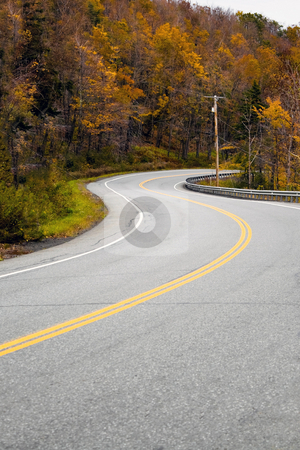 To use this stock image in your creative project, please select the size you need over to the right and click the "Add to Cart" button.
Your downloaded image will come with the Cutcaster watermark removed so don’t worry about the watermark you see on this page. New England Road stock photo, A curved New England road during the fall with bright foliage. by Todd Arena