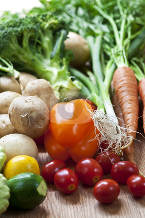 To use this stock image in your creative project, please select the size you need over to the right and click the "Add to Cart" button.
Your downloaded image will come with the Cutcaster watermark removed so don’t worry about the watermark you see on this page. Vegetables stock photo, Bunch of whole assorted fresh organic vegetables by Elena Elisseeva