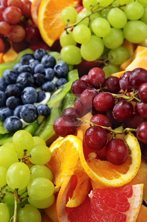 To use this stock image in your creative project, please select the size you need over to the right and click the "Add to Cart" button.
Your downloaded image will come with the Cutcaster watermark removed so don’t worry about the watermark you see on this page. Fruit tray stock photo, Platter of assorted fresh fruit and cheese by Elena Elisseeva