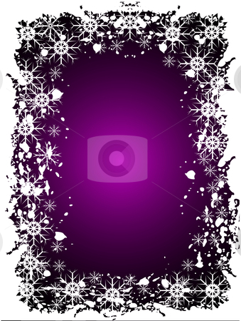 To use this stock image in your creative project, please select the size you need over to the right and click the "Add to Cart" button.
Your downloaded image will come with the Cutcaster watermark removed so don’t worry about the watermark you see on this page. Christmas Grunge Background stock vector clipart, An abstract Christmas vector illustration with grunge snowflakes on a purple background with room for text by Mike Price