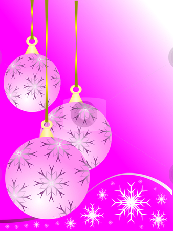 To use this stock image in your creative project, please select the size you need over to the right and click the "Add to Cart" button.
Your downloaded image will come with the Cutcaster watermark removed so don’t worry about the watermark you see on this page. An abstract pink baubles Christmas vector illustration stock vector clipart, An abstract Christmas vector illustration with a pink baubles on a darker backdrop with white snowflakes and room for text by Mike Price