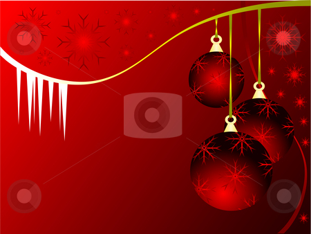 To use this stock image in your creative project, please select the size you need over to the right and click the "Add to Cart" button.
Your downloaded image will come with the Cutcaster watermark removed so don’t worry about the watermark you see on this page. Red Christmas Baubles Illustration stock vector clipart, An abstract Christmas vector illustration with red baubles on a darker backdrop with white snowflakes and room for text by Mike Price