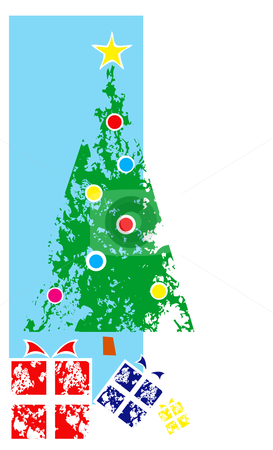 To use this stock image in your creative project, please select the size you need over to the right and click the "Add to Cart" button.
Your downloaded image will come with the Cutcaster watermark removed so don’t worry about the watermark you see on this page. Christmas Presents and Tree stock vector clipart, Wrapped presents below a green Christmas Tree. by Jeffrey Thompson