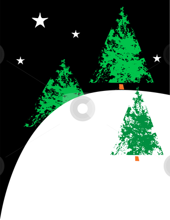 To use this stock image in your creative project, please select the size you need over to the right and click the "Add to Cart" button.
Your downloaded image will come with the Cutcaster watermark removed so don’t worry about the watermark you see on this page. X-Mas Trees on a Hill stock vector clipart, Three Christmas evergreen trees on a snow covered hill. by Jeffrey Thompson