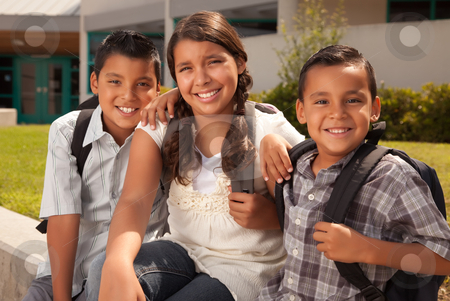 To use this stock image in your creative project, please select the size you need over to the right and click the "Add to Cart" button.
Your downloaded image will come with the Cutcaster watermark removed so don’t worry about the watermark you see on this page. Cute Brothers and Sister Ready for School stock photo, Cute Brothers and Sister Wearing Backpacks Ready for School. by Andy Dean