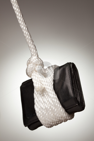 To use this stock image in your creative project, please select the size you need over to the right and click the "Add to Cart" button.
Your downloaded image will come with the Cutcaster watermark removed so don’t worry about the watermark you see on this page. Tied Up and Hanging Wallet stock photo, Tied Up and Hanging Wallet on a Spot Lit Background. by Andy Dean