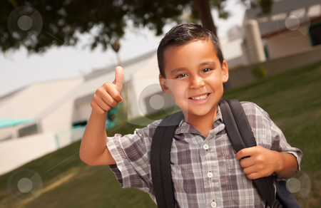 To use this stock image in your creative project, please select the size you need over to the right and click the "Add to Cart" button.
Your downloaded image will come with the Cutcaster watermark removed so don’t worry about the watermark you see on this page. Happy Young Hispanic Boy Ready for School stock photo, Happy Young Hispanic Boy with Backpack Ready for School. by Andy Dean