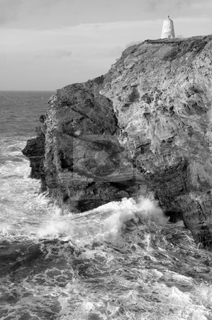 To use this stock image in your creative project, please select the size you need over to the right and click the "Add to Cart" button.
Your downloaded image will come with the Cutcaster watermark removed so don’t worry about the watermark you see on this page. Cliffs and the Pepperpot Daymark in Portreath on a stormy day. stock photo, Cliffs and the Pepperpot Daymark in Portreath on a stormy day. by Stephen Rees