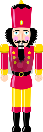 To use this stock image in your creative project, please select the size you need over to the right and click the "Add to Cart" button.
Your downloaded image will come with the Cutcaster watermark removed so don’t worry about the watermark you see on this page. Nutcracker stock vector clipart, Holiday nutcracker with black hair. by Jamie Slavy