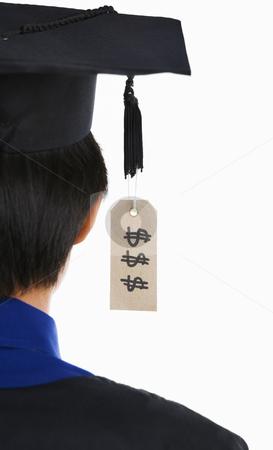 To use this stock image in your creative project, please select the size you need over to the right and click the "Add to Cart" button.
Your downloaded image will come with the Cutcaster watermark removed so don’t worry about the watermark you see on this page. Backside of graduated student with expensive tag stock photo, Backside of graduated student with expensive tag by Rudyanto Wijaya
