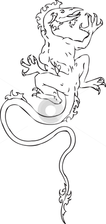 To use this stock image in your creative project, please select the size you need over to the right and click the "Add to Cart" button.
Your downloaded image will come with the Cutcaster watermark removed so don’t worry about the watermark you see on this page. Dragon An illustration of a dragon stock vector clipart, Dragon An illustration of a dragon by Christos Georghiou