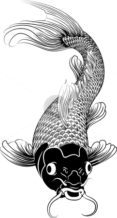 To use this stock image in your creative project, please select the size you need over to the right and click the "Add to Cart" button.
Your downloaded image will come with the Cutcaster watermark removed so don’t worry about the watermark you see on this page. A beautifu orientall koi carp stock vector clipart, Symbol of love, friendship and prosperity by Christos Georghiou