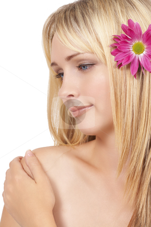 To use this stock image in your creative project, please select the size you need over to the right and click the "Add to Cart" button.
Your downloaded image will come with the Cutcaster watermark removed so don’t worry about the watermark you see on this page. Portrait of beautiful blonde woman stock photo, Beautiful blonde woman with light blue eyes and natural make-up isolated on white background by Elena Weber (nee Talberg)
