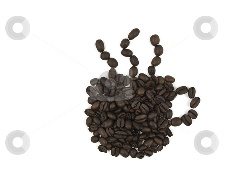 To use this stock image in your creative project, please select the size you need over to the right and click the "Add to Cart" button.
Your downloaded image will come with the Cutcaster watermark removed so don’t worry about the watermark you see on this page. Coffee Cup Beans stock photo, Coffee beans in the form of a cup with steam by John Teeter