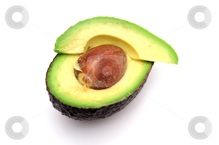 To use this stock image in your creative project, please select the size you need over to the right and click the "Add to Cart" button.
Your downloaded image will come with the Cutcaster watermark removed so don’t worry about the watermark you see on this page. Sliced Avocado stock photo, Avocado cut in half exposing the single seed and the various shades of green in the fruit by Lynn Bendickson