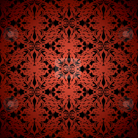 To use this stock image in your creative project, please select the size you need over to the right and click the "Add to Cart" button.
Your downloaded image will come with the Cutcaster watermark removed so don’t worry about the watermark you see on this page. Glowing wallpaper revs stock vector clipart, Bright orange and black seamless wallpaper pattern with floral elements by Michael Travers