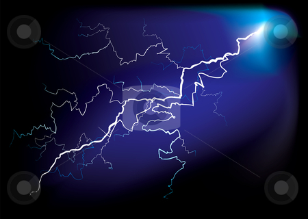 To use this stock image in your creative project, please select the size you need over to the right and click the "Add to Cart" button.
Your downloaded image will come with the Cutcaster watermark removed so don’t worry about the watermark you see on this page. Lightning strike stock vector clipart, Illustrated lightning strike with radiating light in bolts by Michael Travers