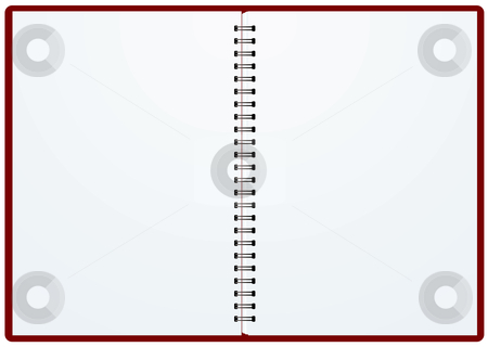To use this stock image in your creative project, please select the size you need over to the right and click the "Add to Cart" button.
Your downloaded image will come with the Cutcaster watermark removed so don’t worry about the watermark you see on this page. Double ring binder cover stock vector clipart, Blank white paper in a binder with metal ring binding by Michael Travers