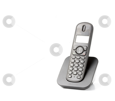 To use this stock image in your creative project, please select the size you need over to the right and click the "Add to Cart" button.
Your downloaded image will come with the Cutcaster watermark removed so don’t worry about the watermark you see on this page. Isolated phone stock photo, Dect cordless phone isolated on withe background by Ivan Montero
