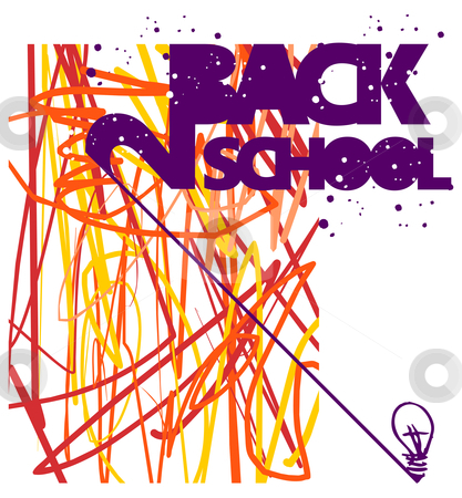 To use this stock image in your creative project, please select the size you need over to the right and click the "Add to Cart" button.
Your downloaded image will come with the Cutcaster watermark removed so don’t worry about the watermark you see on this page. Back to school concept stock vector clipart, Back to school grunge background. Warm tones texture of intersecting lines and bulb lamp at bottom right by Cienpies Design