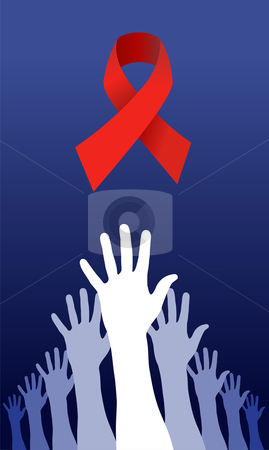 To use this stock image in your creative project, please select the size you need over to the right and click the "Add to Cart" button.
Your downloaded image will come with the Cutcaster watermark removed so don’t worry about the watermark you see on this page. Trying to reach an AIDS solution stock vector clipart, A group of raised hands with AIDS ribbon over them. Vector avaliable by Cienpies Design