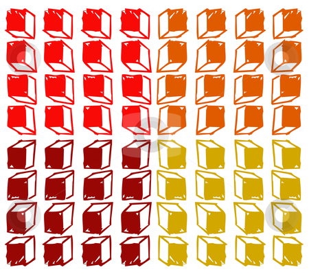 To use this stock image in your creative project, please select the size you need over to the right and click the "Add to Cart" button.
Your downloaded image will come with the Cutcaster watermark removed so don’t worry about the watermark you see on this page. Cubes background stock vector clipart, Colored cubes background. Warm tones. Vector available by Cienpies Design