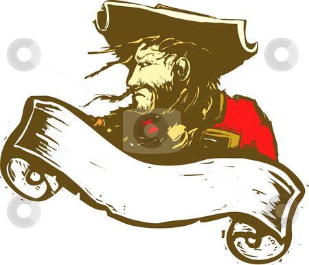 To use this stock image in your creative project, please select the size you need over to the right and click the "Add to Cart" button.
Your downloaded image will come with the Cutcaster watermark removed so don’t worry about the watermark you see on this page. Pirate Banner stock vector clipart, Blackbeard the Pirate with scroll banner. by Jeffrey Thompson