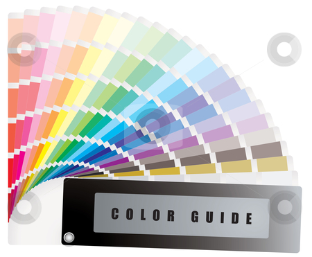 To use this stock image in your creative project, please select the size you need over to the right and click the "Add to Cart" button.
Your downloaded image will come with the Cutcaster watermark removed so don’t worry about the watermark you see on this page. Color guide stock vector clipart, Color guide swatch with rainbow range of colours by Michael Travers