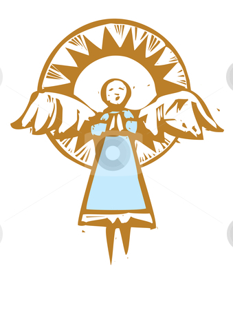 To use this stock image in your creative project, please select the size you need over to the right and click the "Add to Cart" button.
Your downloaded image will come with the Cutcaster watermark removed so don’t worry about the watermark you see on this page. Tall Angel #2 stock vector clipart, Tall angel with a stylized light halo. by Jeffrey Thompson