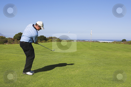 To use this stock image in your creative project, please select the size you need over to the right and click the "Add to Cart" button.
Your downloaded image will come with the Cutcaster watermark removed so don’t worry about the watermark you see on this page. Golf #25 stock photo, Man playing golf by Sean Nel