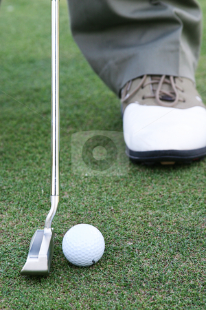 To use this stock image in your creative project, please select the size you need over to the right and click the "Add to Cart" button.
Your downloaded image will come with the Cutcaster watermark removed so don’t worry about the watermark you see on this page. On the green stock photo, Putting the ball by Sean Nel