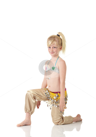 To use this stock image in your creative project, please select the size you need over to the right and click the "Add to Cart" button.
Your downloaded image will come with the Cutcaster watermark removed so don’t worry about the watermark you see on this page. Young belly dancing girl stock photo, Young Caucasian belly dancing girl in beautiful decorated clothes on white background and reflective floor. Not isolated by Sean Nel