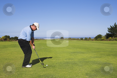 To use this stock image in your creative project, please select the size you need over to the right and click the "Add to Cart" button.
Your downloaded image will come with the Cutcaster watermark removed so don’t worry about the watermark you see on this page. Golf #21 stock photo, Man playing golf by Sean Nel