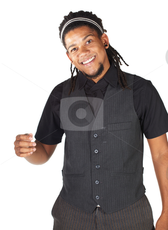 To use this stock image in your creative project, please select the size you need over to the right and click the "Add to Cart" button.
Your downloaded image will come with the Cutcaster watermark removed so don’t worry about the watermark you see on this page. Handsome African businessman stock photo, Handsome African businessman in black suit on white background. Not isolated by Sean Nel