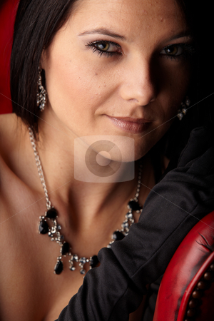 To use this stock image in your creative project, please select the size you need over to the right and click the "Add to Cart" button.
Your downloaded image will come with the Cutcaster watermark removed so don’t worry about the watermark you see on this page. Woman in Lingerie stock photo, Sexy young adult caucasian woman in black lingerie with high contrast lighting by Sean Nel